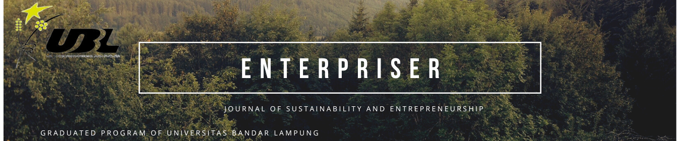 ENTERPRISER: Journal of Entrepreneurship and Sustainability